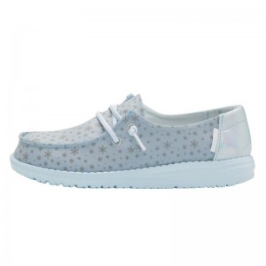 Zapatos Hey Dude Wendy Youth Girls Niños Azules T5P2MBH5