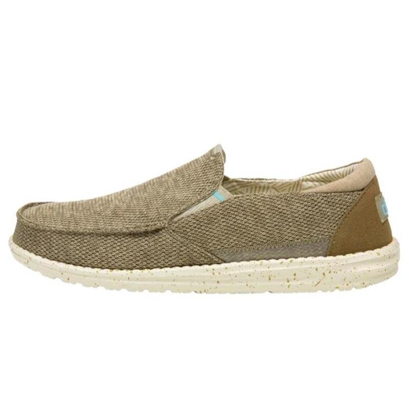 Zapatillas Sin Cordones Hey Dude Thad Sox Hombre Verde Oliva 09PSVOAB