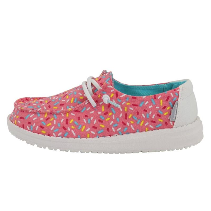 Zapatos Hey Dude Wendy Youth Print Girls Niños Rosas HJ0X90NT